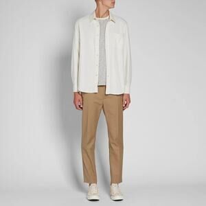 WOOD WOOD Tristan Trousers Khaki's Tailored Dress Pants in Beige Mens' 30 Waist